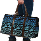 Maori Niho Taniwha Te Wheiao Travel Bag Moana Blue - Aussie Hoodie