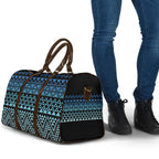 Maori Niho Taniwha Te Wheiao Travel Bag Moana Blue - Aussie Hoodie