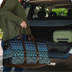 Maori Niho Taniwha Te Wheiao Travel Bag Moana Blue - Aussie Hoodie