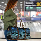 Maori Niho Taniwha Te Wheiao Travel Bag Moana Blue - Aussie Hoodie