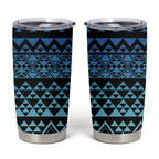 Maori Niho Taniwha Te Wheiao Tumbler Cup Moana Blue - Aussie Hoodie
