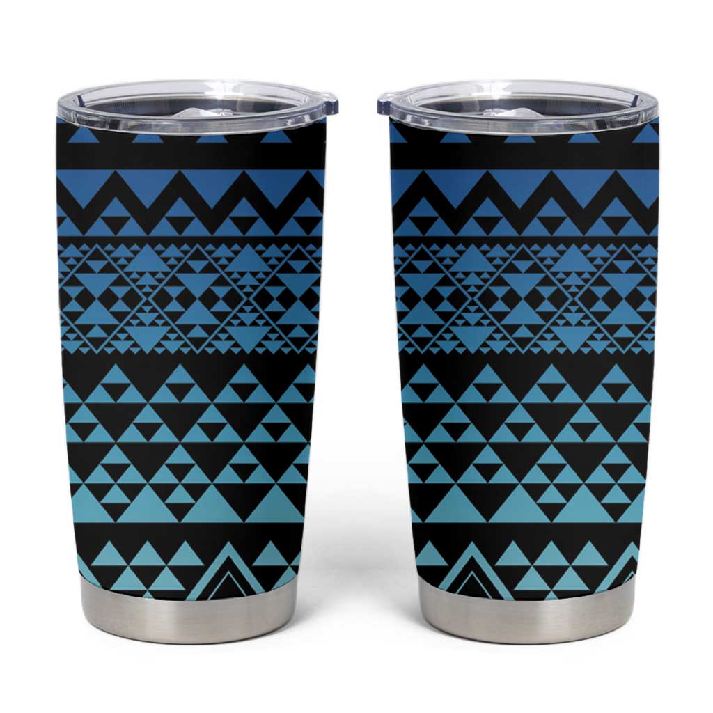 Maori Niho Taniwha Te Wheiao Tumbler Cup Moana Blue - Aussie Hoodie