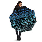 Maori Niho Taniwha Te Wheiao Umbrella Moana Blue - Aussie Hoodie