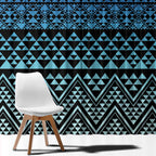 Maori Niho Taniwha Te Wheiao Window Curtain Moana Blue - Aussie Hoodie