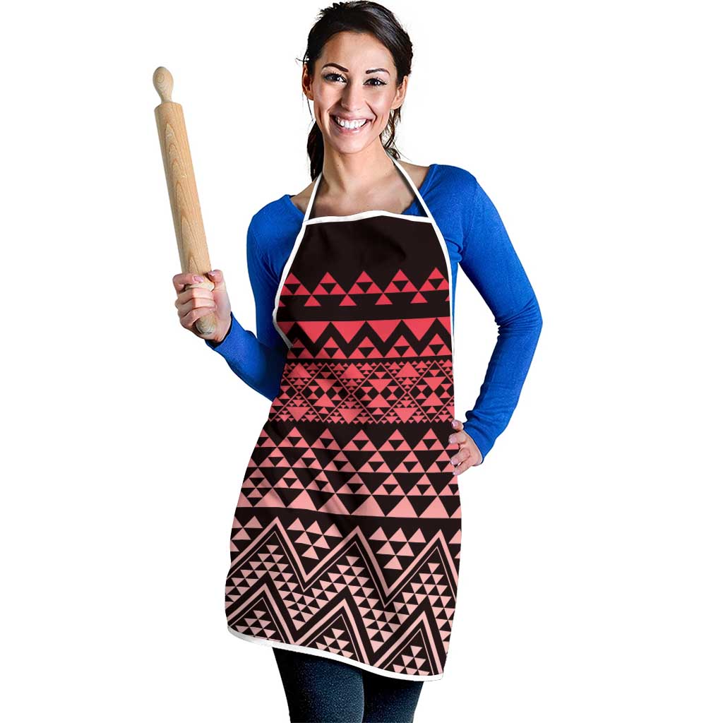 Maori Niho Taniwha Te Wheiao Apron Terracotta - Aussie Hoodie