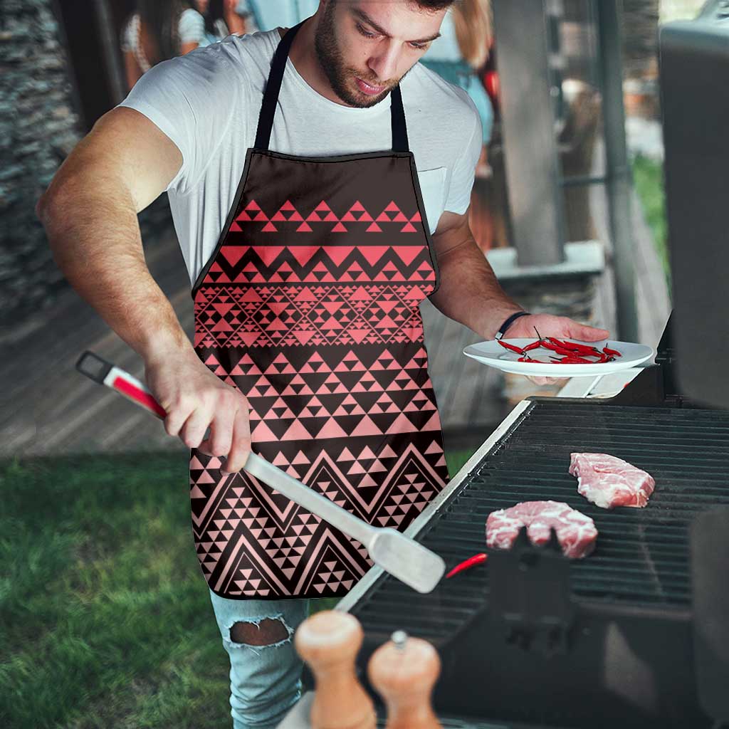 Maori Niho Taniwha Te Wheiao Apron Terracotta - Aussie Hoodie