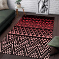 Maori Niho Taniwha Te Wheiao Area Rug Terracotta - Aussie Hoodie