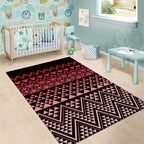 Maori Niho Taniwha Te Wheiao Area Rug Terracotta - Aussie Hoodie