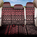 Maori Niho Taniwha Te Wheiao Back Car Seat Cover Terracotta - Aussie Hoodie