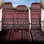 Maori Niho Taniwha Te Wheiao Back Car Seat Cover Terracotta - Aussie Hoodie