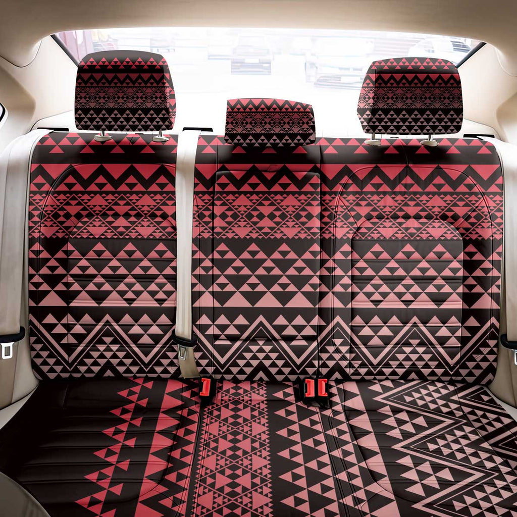 Maori Niho Taniwha Te Wheiao Back Car Seat Cover Terracotta - Aussie Hoodie