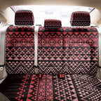 Maori Niho Taniwha Te Wheiao Back Car Seat Cover Terracotta - Aussie Hoodie