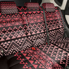 Maori Niho Taniwha Te Wheiao Back Car Seat Cover Terracotta - Aussie Hoodie