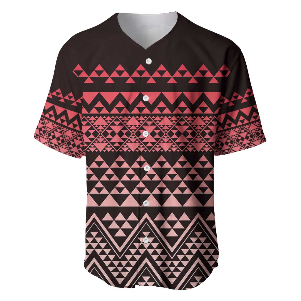 Maori Niho Taniwha Te Wheiao Baseball Jersey Terracotta - Aussie Hoodie