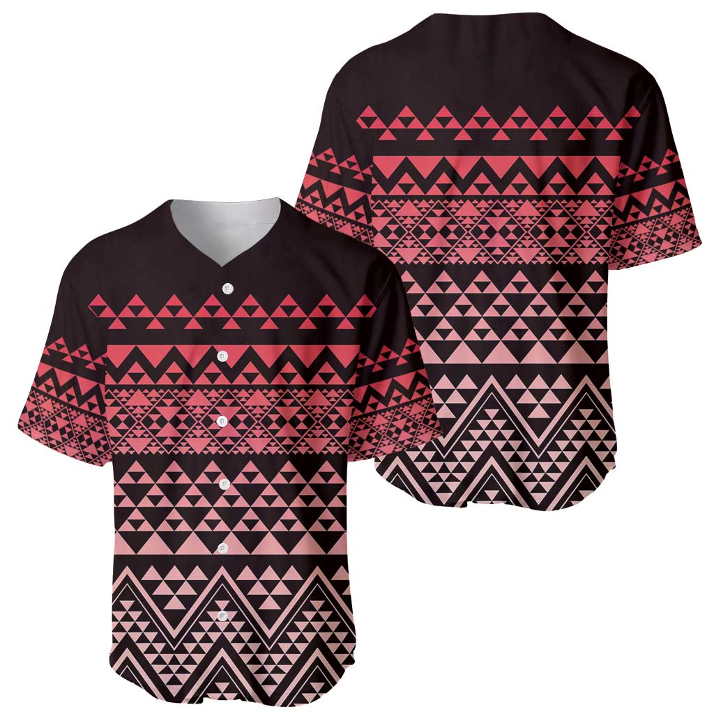 Maori Niho Taniwha Te Wheiao Baseball Jersey Terracotta - Aussie Hoodie