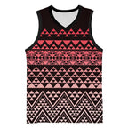 Maori Niho Taniwha Te Wheiao Basketball Jersey Terracotta - Aussie Hoodie