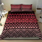 Maori Niho Taniwha Te Wheiao Bedding Set Terracotta - Aussie Hoodie