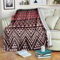 Maori Niho Taniwha Te Wheiao Blanket Terracotta - Aussie Hoodie