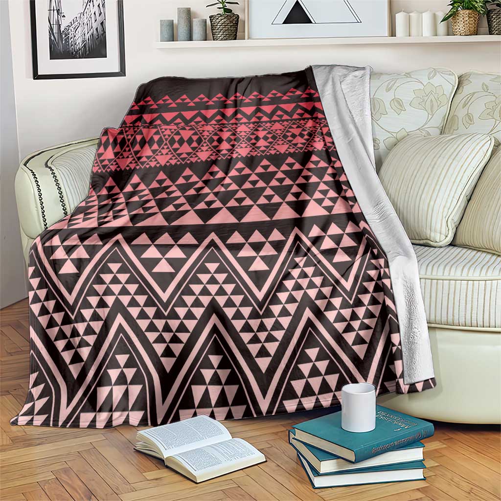 Maori Niho Taniwha Te Wheiao Blanket Terracotta - Aussie Hoodie