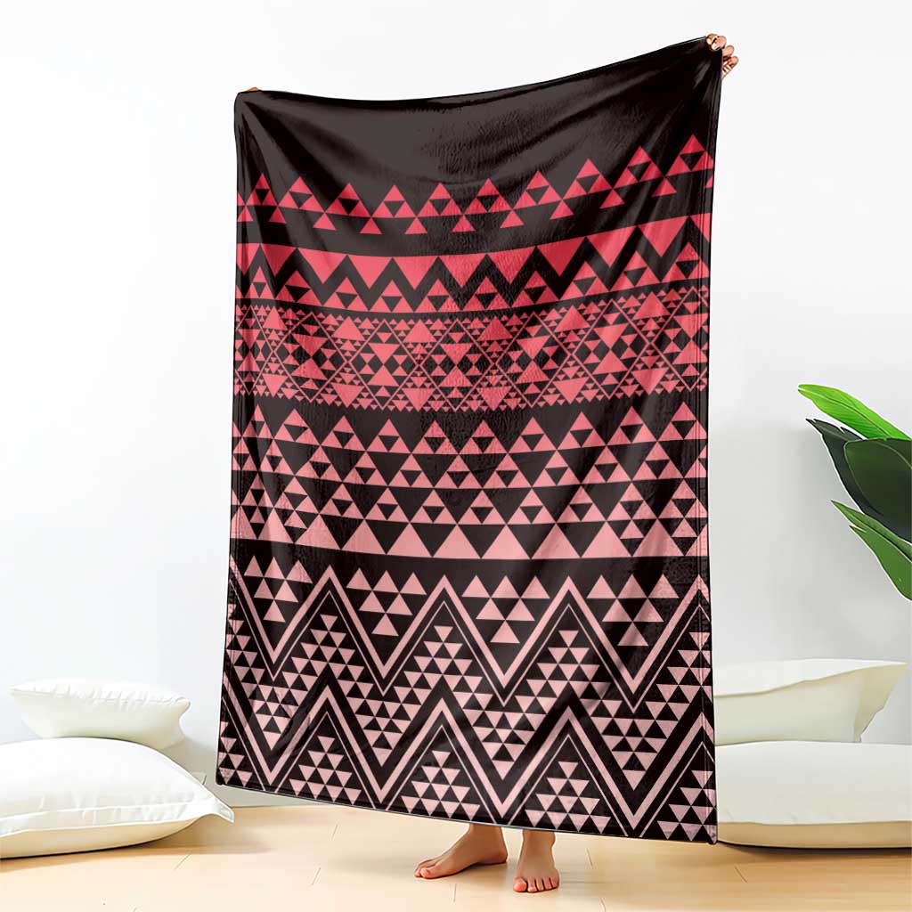 Maori Niho Taniwha Te Wheiao Blanket Terracotta - Aussie Hoodie