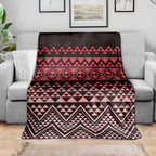 Maori Niho Taniwha Te Wheiao Blanket Terracotta - Aussie Hoodie