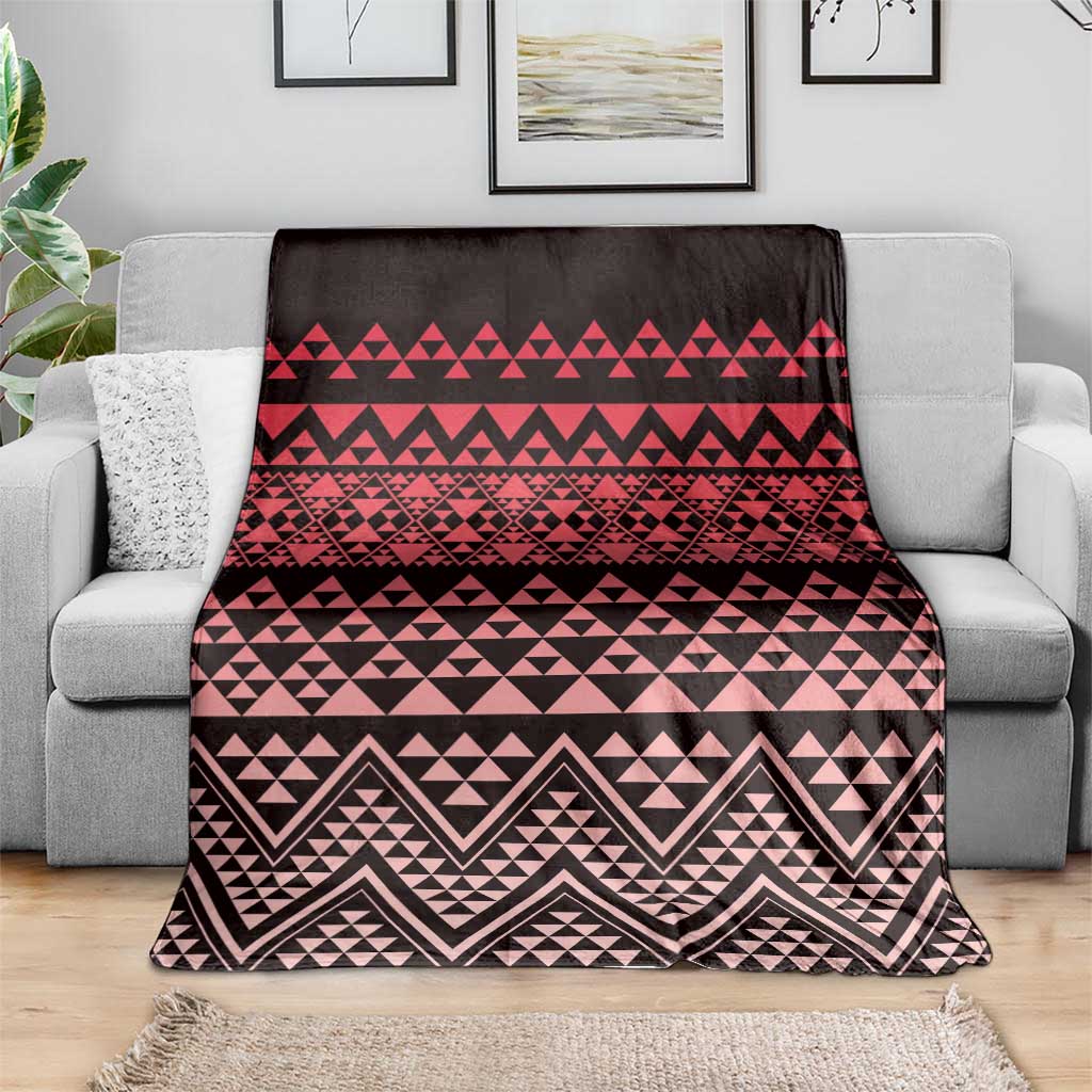 Maori Niho Taniwha Te Wheiao Blanket Terracotta - Aussie Hoodie
