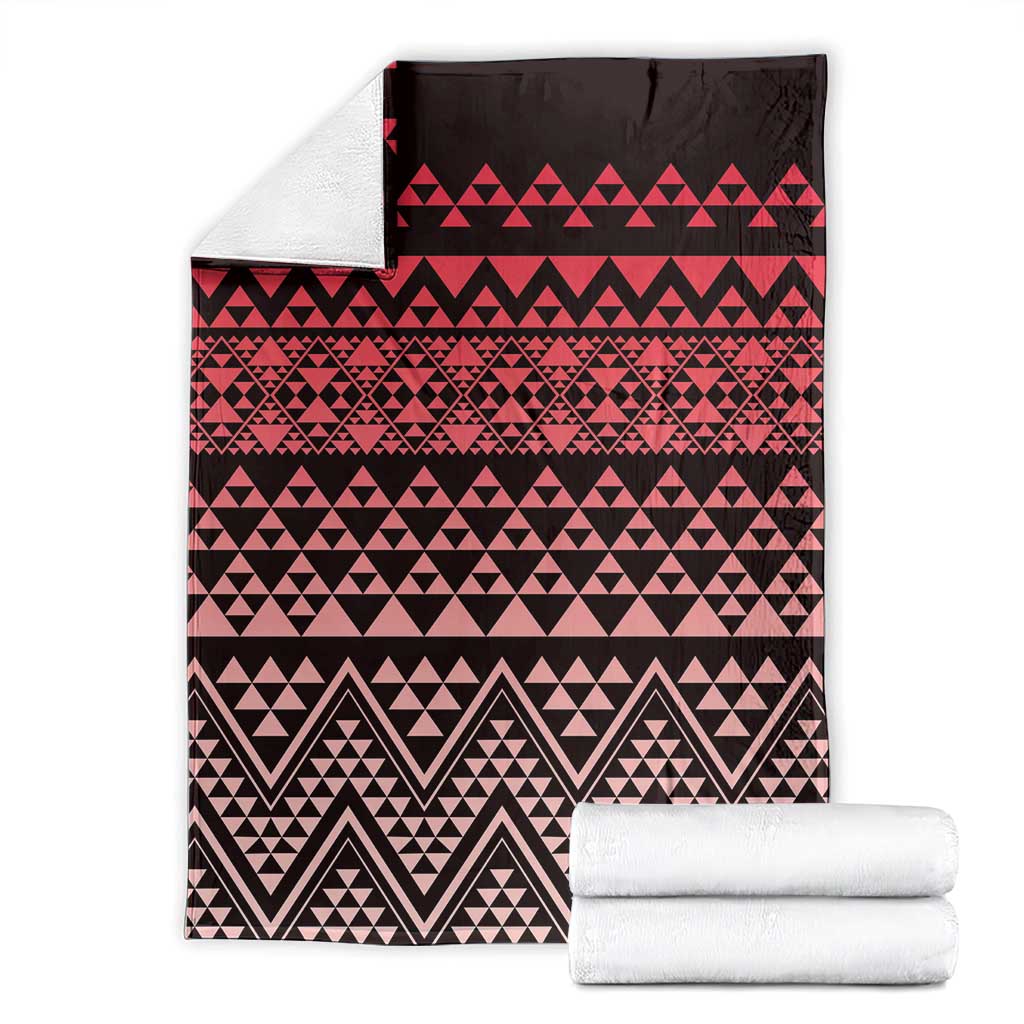 Maori Niho Taniwha Te Wheiao Blanket Terracotta - Aussie Hoodie