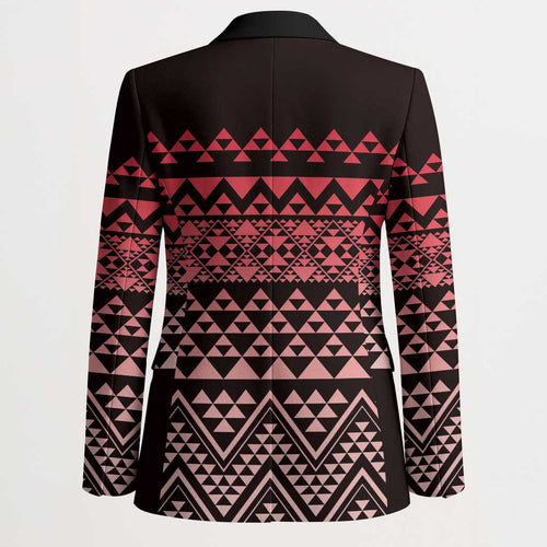 Maori Niho Taniwha Te Wheiao Blazer Terracotta - Aussie Hoodie