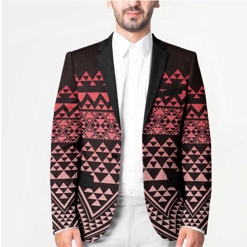 Maori Niho Taniwha Te Wheiao Blazer Terracotta - Aussie Hoodie