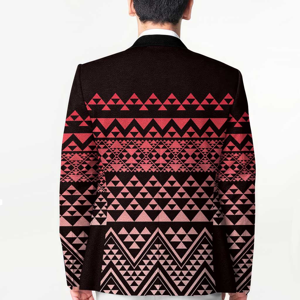 Maori Niho Taniwha Te Wheiao Blazer Terracotta - Aussie Hoodie