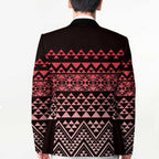 Maori Niho Taniwha Te Wheiao Blazer Terracotta - Aussie Hoodie