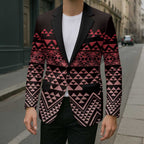 Maori Niho Taniwha Te Wheiao Blazer Terracotta - Aussie Hoodie