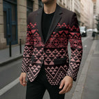Maori Niho Taniwha Te Wheiao Blazer Terracotta - Aussie Hoodie