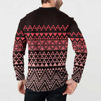 Maori Niho Taniwha Te Wheiao Button Sweatshirt Terracotta - Aussie Hoodie