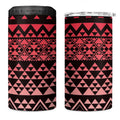 Maori Niho Taniwha Te Wheiao 4 in 1 Can Cooler Tumbler Terracotta - Aussie Hoodie
