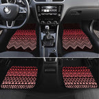 Maori Niho Taniwha Te Wheiao Car Mats Terracotta - Aussie Hoodie