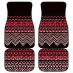 Maori Niho Taniwha Te Wheiao Car Mats Terracotta - Aussie Hoodie
