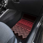 Maori Niho Taniwha Te Wheiao Car Mats Terracotta - Aussie Hoodie
