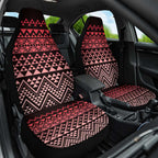 Maori Niho Taniwha Te Wheiao Car Seat Cover Terracotta - Aussie Hoodie