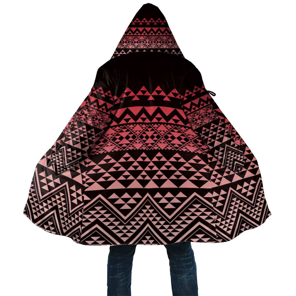 Maori Niho Taniwha Te Wheiao Cloak Terracotta - Aussie Hoodie
