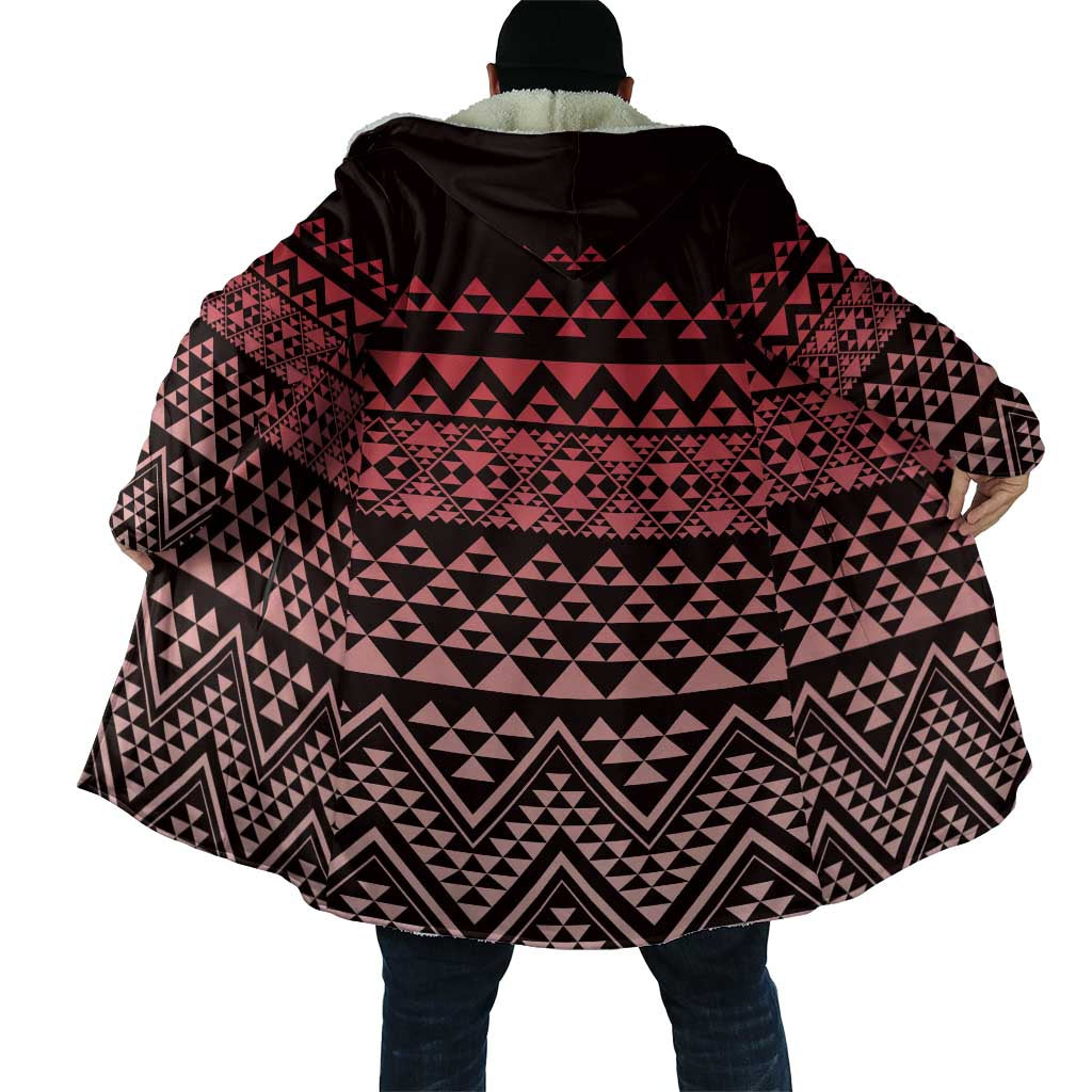 Maori Niho Taniwha Te Wheiao Cloak Terracotta - Aussie Hoodie