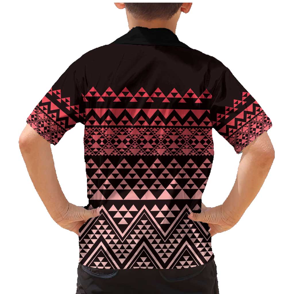 Maori Niho Taniwha Te Wheiao Family Matching Mermaid Dress and Hawaiian Shirt Terracotta - Aussie Hoodie