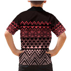 Maori Niho Taniwha Te Wheiao Family Matching Mermaid Dress and Hawaiian Shirt Terracotta - Aussie Hoodie