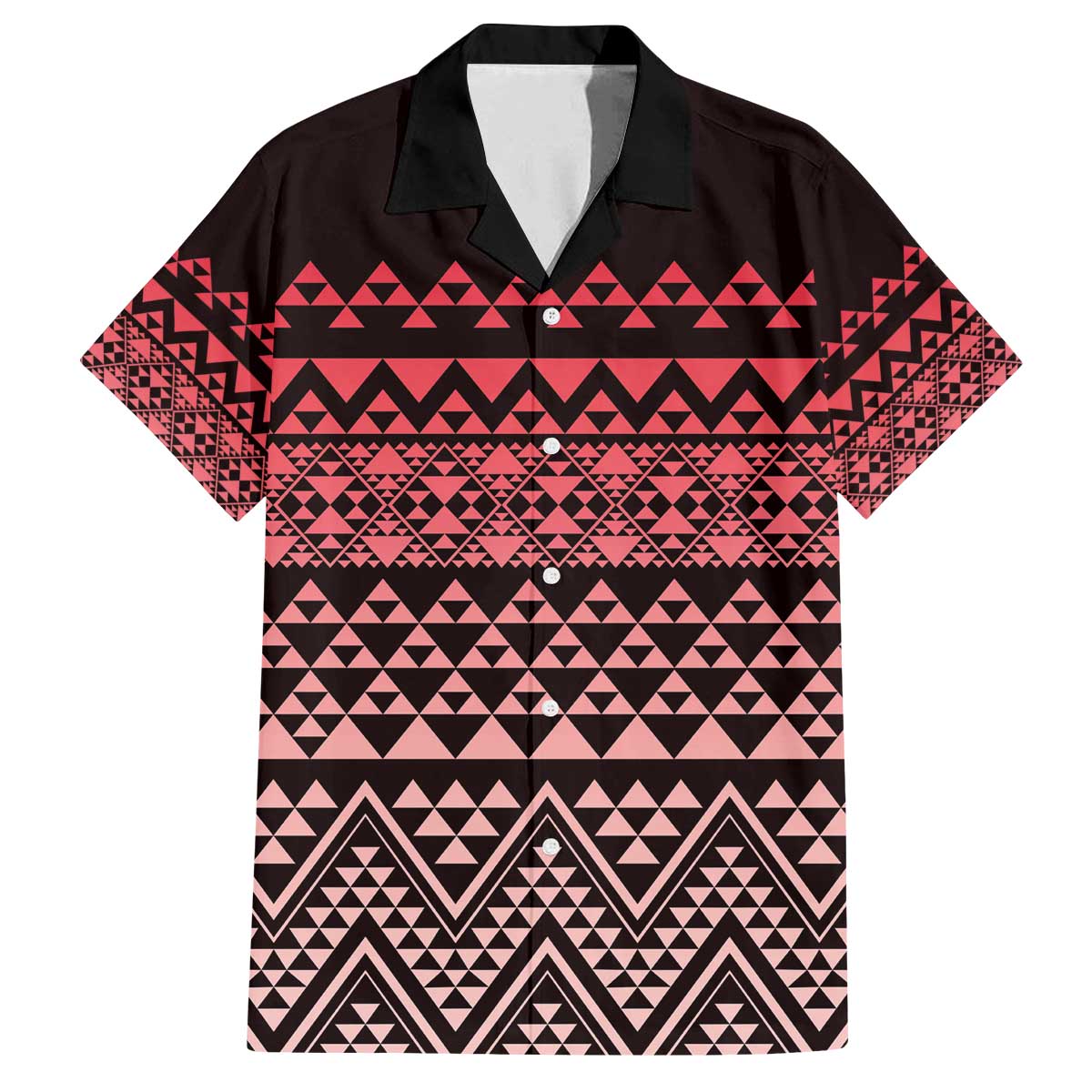 Maori Niho Taniwha Te Wheiao Family Matching Off The Shoulder Long Sleeve Dress and Hawaiian Shirt Terracotta - Aussie Hoodie