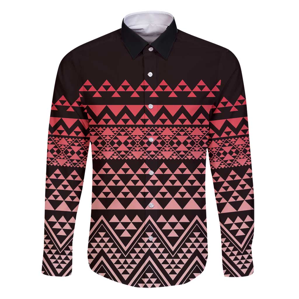 Maori Niho Taniwha Te Wheiao Family Matching Puletasi and Hawaiian Shirt Terracotta - Aussie Hoodie