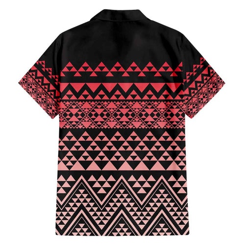 Maori Niho Taniwha Te Wheiao Family Matching Summer Maxi Dress and Hawaiian Shirt Terracotta - Aussie Hoodie