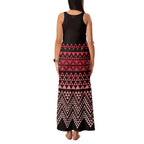 Maori Niho Taniwha Te Wheiao Family Matching Tank Maxi Dress and Hawaiian Shirt Terracotta - Aussie Hoodie