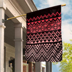 Maori Niho Taniwha Te Wheiao Garden Flag Terracotta - Aussie Hoodie