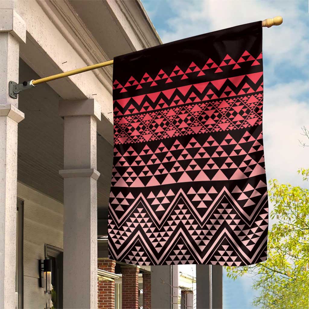 Maori Niho Taniwha Te Wheiao Garden Flag Terracotta - Aussie Hoodie
