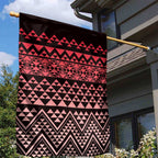 Maori Niho Taniwha Te Wheiao Garden Flag Terracotta - Aussie Hoodie